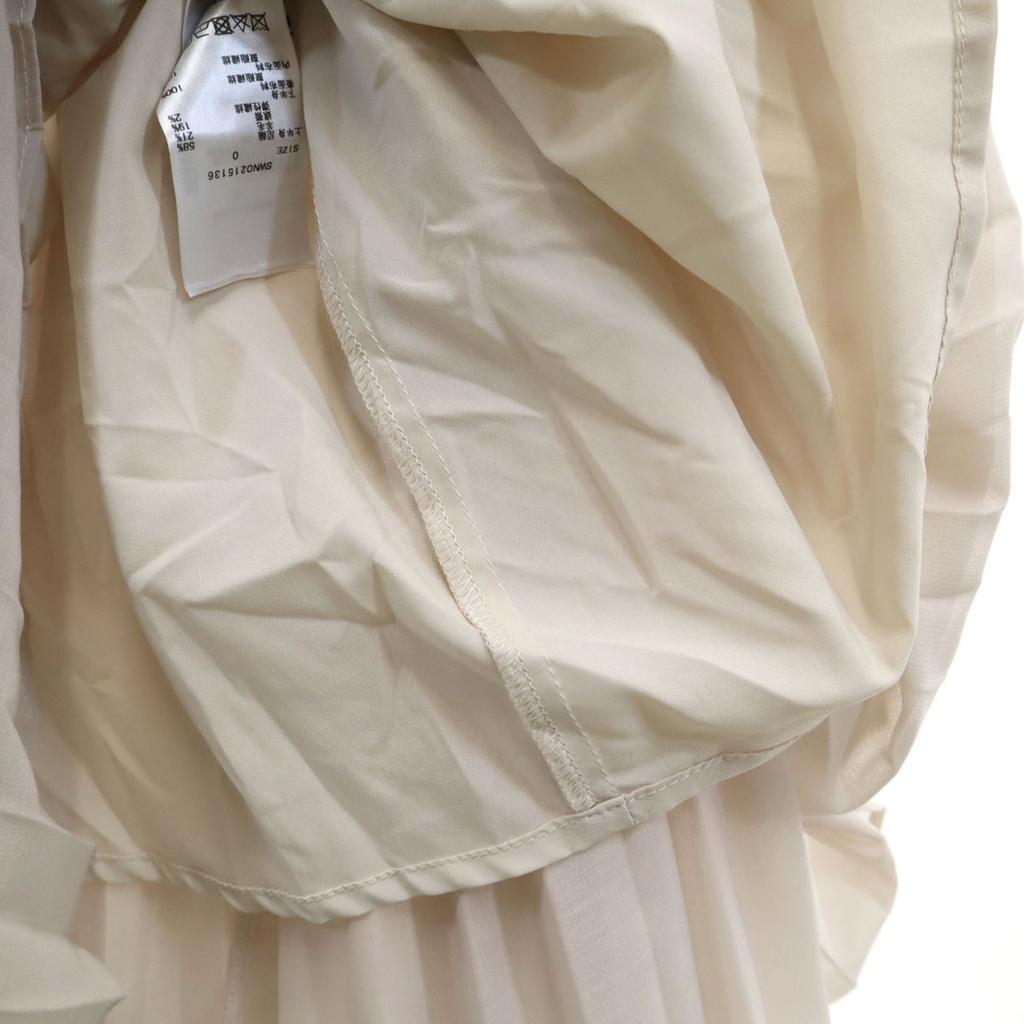 SNIDEL wool blend Long sleeve knit Long dress Beige Women Used