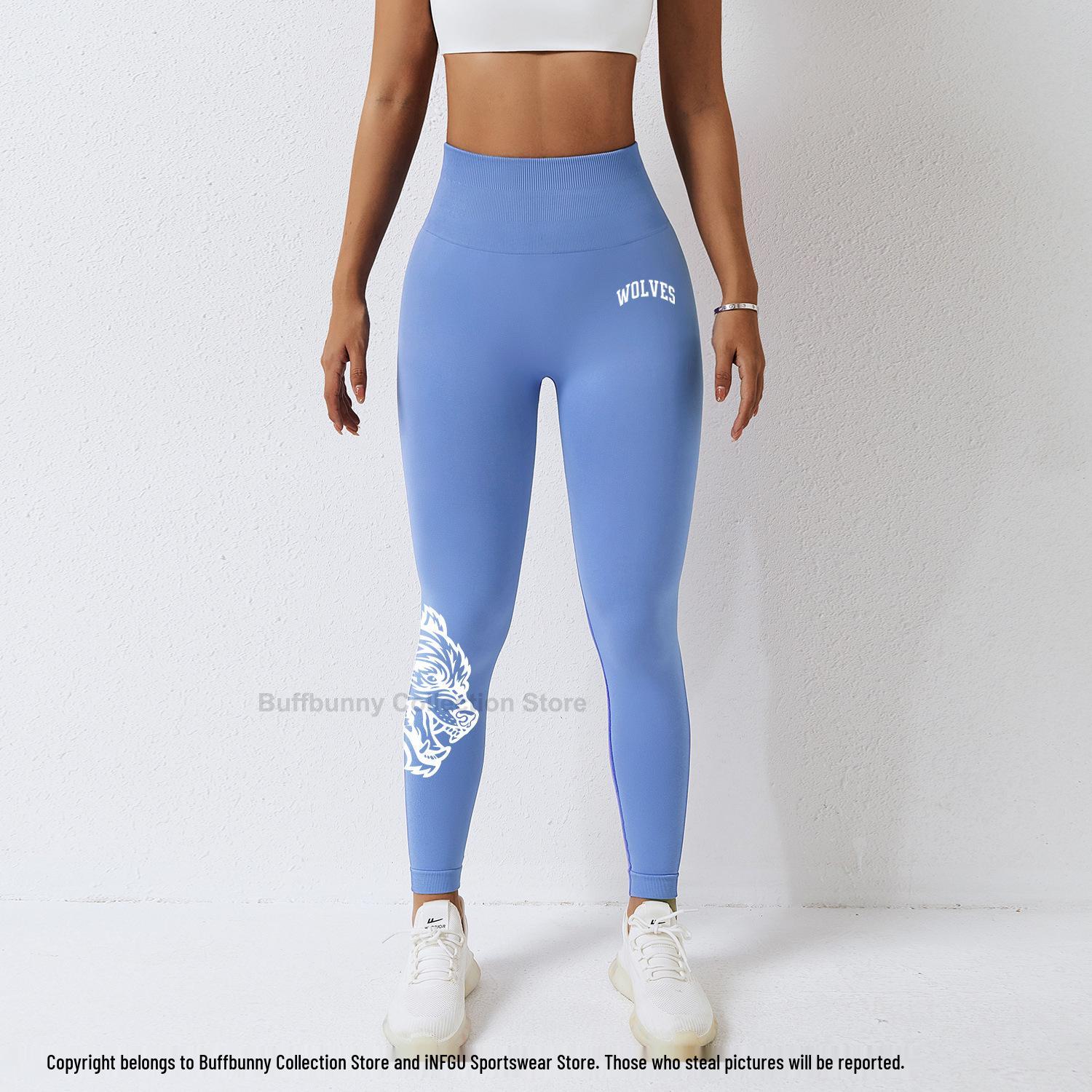 

Бесшовные вязаные женские брюки для йоги Darc Wolf - Утягивающие фитнес-леггинсы S (suggest 90-105 lbs)