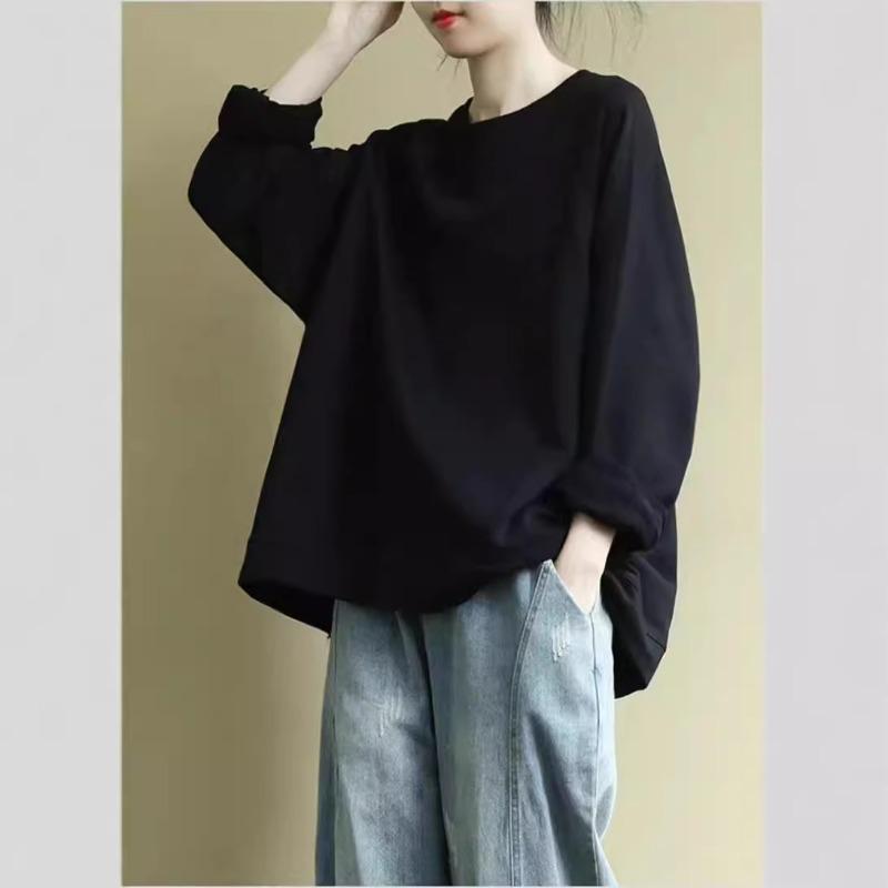 Automne et hiver nouveaux hauts et sweat-shirts pour femmes style coréen tendance décontracté lâche vestes à manches longues pour femmes style coréen lâche grande taille