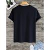 European sizes Men'S Rune Pattern, Summer,Casual Crew Neck Short T-Shirt for Men Casual Comfortable T-shirt for Men
