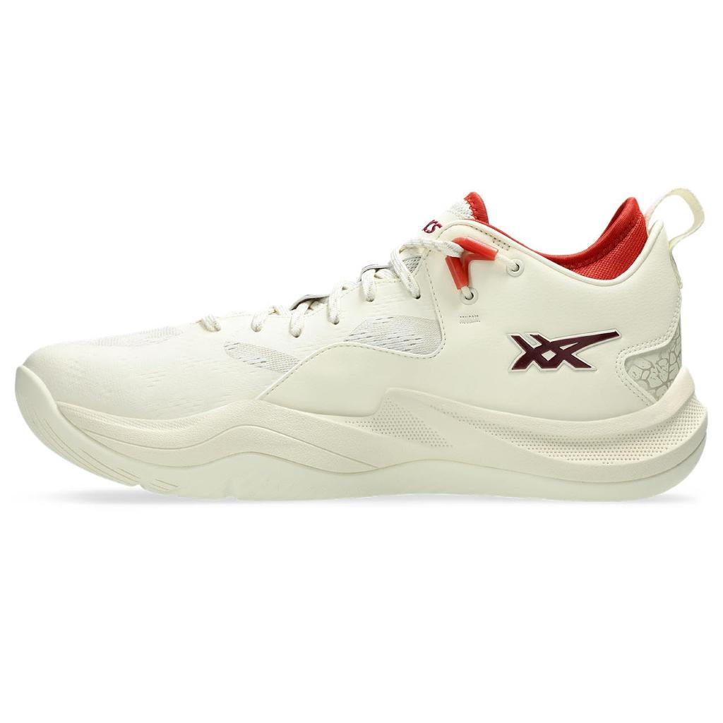 ASICS NOVA SURGE LOW 2 Basketball Size 750 2E Shoes, 1061A051, Men's, (Ivory/Chili Flake), 30.0 cm,