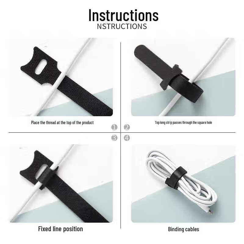 Minggu T-Type Velcro Cable Ties