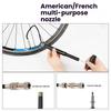 High-Pressure Portable Mini Bicycle Pump with Gauge Schrader Presta Valve Air Inflator for Bike Air Shock Pump