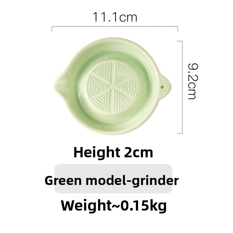 Ceramic Garlic Mincer With Manual Grinding Disk For Baby Food Preparation And Fruit Purees