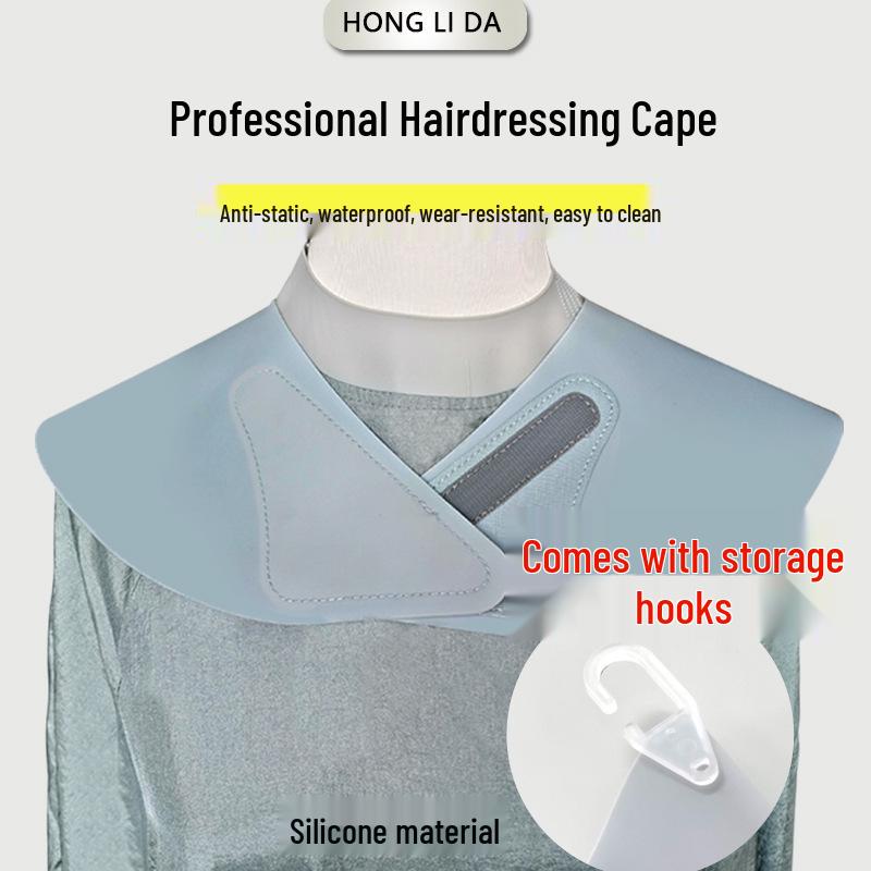 Silicone Hair Styling Cape: Non-stick, Waterproof & Anti-static for Salons
