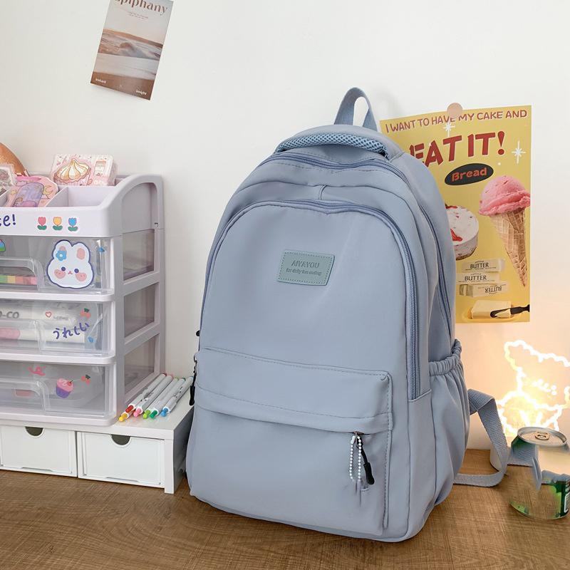 Student Japanese Capacity Backpack Girl Simple Versatile Decoration