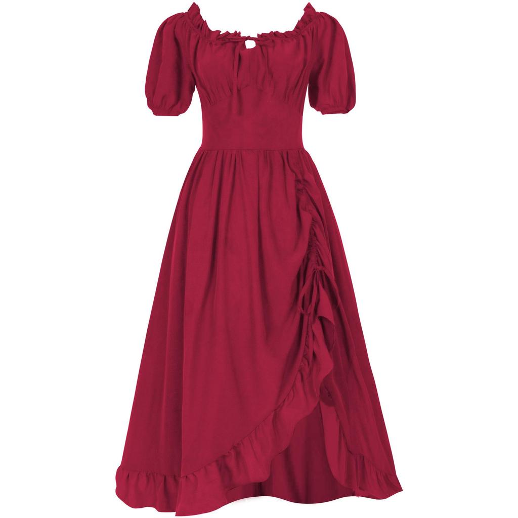 Vintage Medieval Renaissance Costume Dress for Women