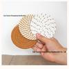 Nordic Cotton Rope Woven Placemat: Round Heat-Resistant Insulation Pad for Kitchen or Dining Table