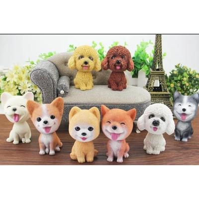 Husky Plyšový Pes Třesoucí Hlavou Ozdoby Roztomilá Kývající Dekorace Dárek Interiér Auta Domácí Pokoj Auto Příslušenství Dekorace