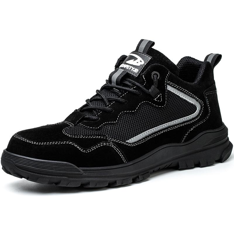 

6KV Утепленная обувь Мужские защитные ботинки с пластиковым носком Рабочая обувь Мужская и женская защитные ботинки с защитой от проколов Дышащая рабочая обувь 38