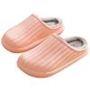 Waterproof cotton slippers home indoor and outdoor warm plush men's and women's simple autumn and winter light cotton shoes