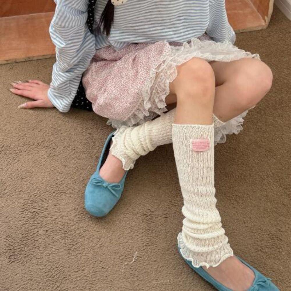 Breathable Ballet Socks Y2K Mid-tube Socks New Sleeves