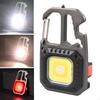 COB Light Keychain USB Rechargeable Portable Pocket Flashlight for Climbing
