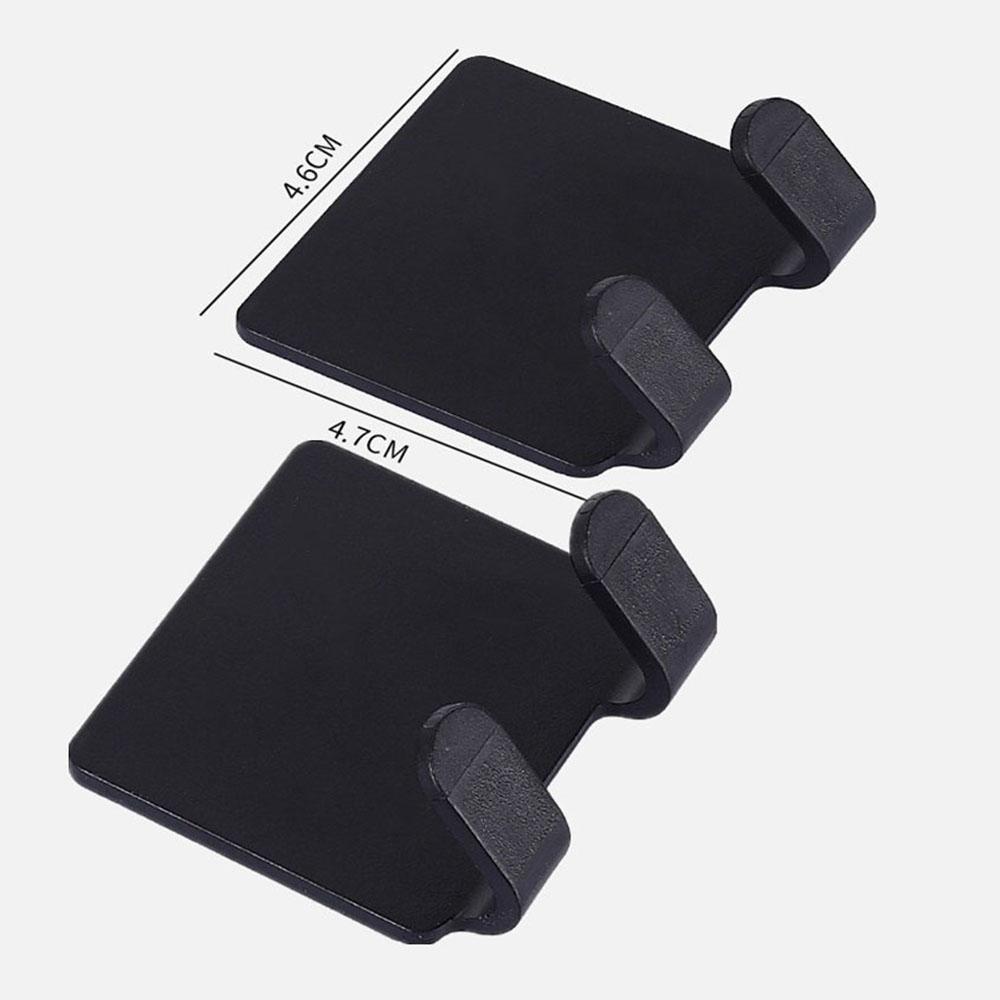 

2/4 шт. клейкий держатель для бритвы настенный для ванной комнаты для душа крючок стойка для бритвы Gillette держатель для бритья черный пластиковый крючок