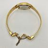 Used In good working condition Seiko ladies manual winding wristwatch gold green dial