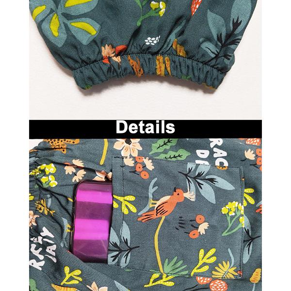 WTEMPO Thin Sun-proof Loose Beach Pants Spring and Summer Women's Mosquito Repellent Cotton Bloomers