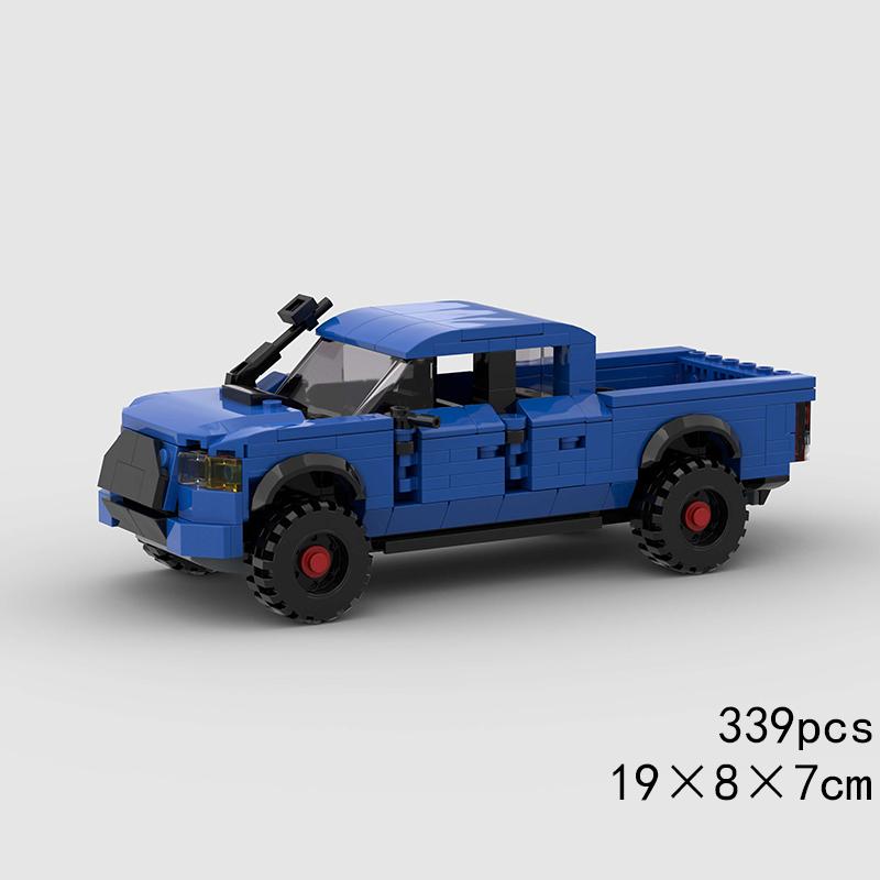 MOC Off Road Car Building Blocks Pickup Truck Bricks Cross Country Jeep SUV Humvee Speed Race City Overland Technical vehicle