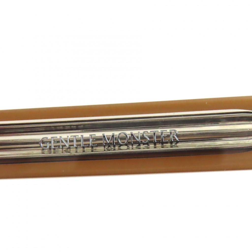 Excellent GENTLE MONSTER Glasses OAA Aviator Glasses Clear brown mens Used