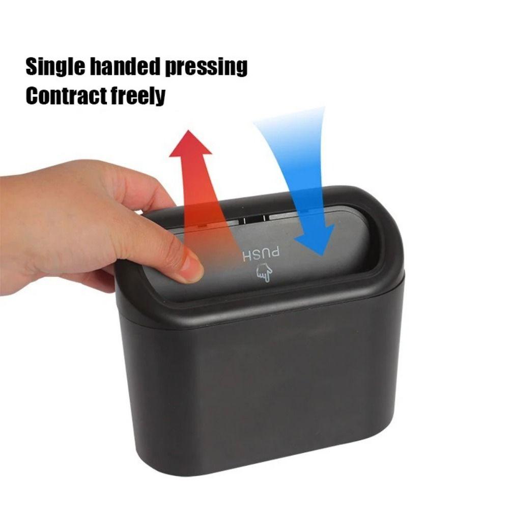 Waterproof Vehicle Dust Case Hanging Car Wastebasket Multi-Purpose Car Trash Bin  Office