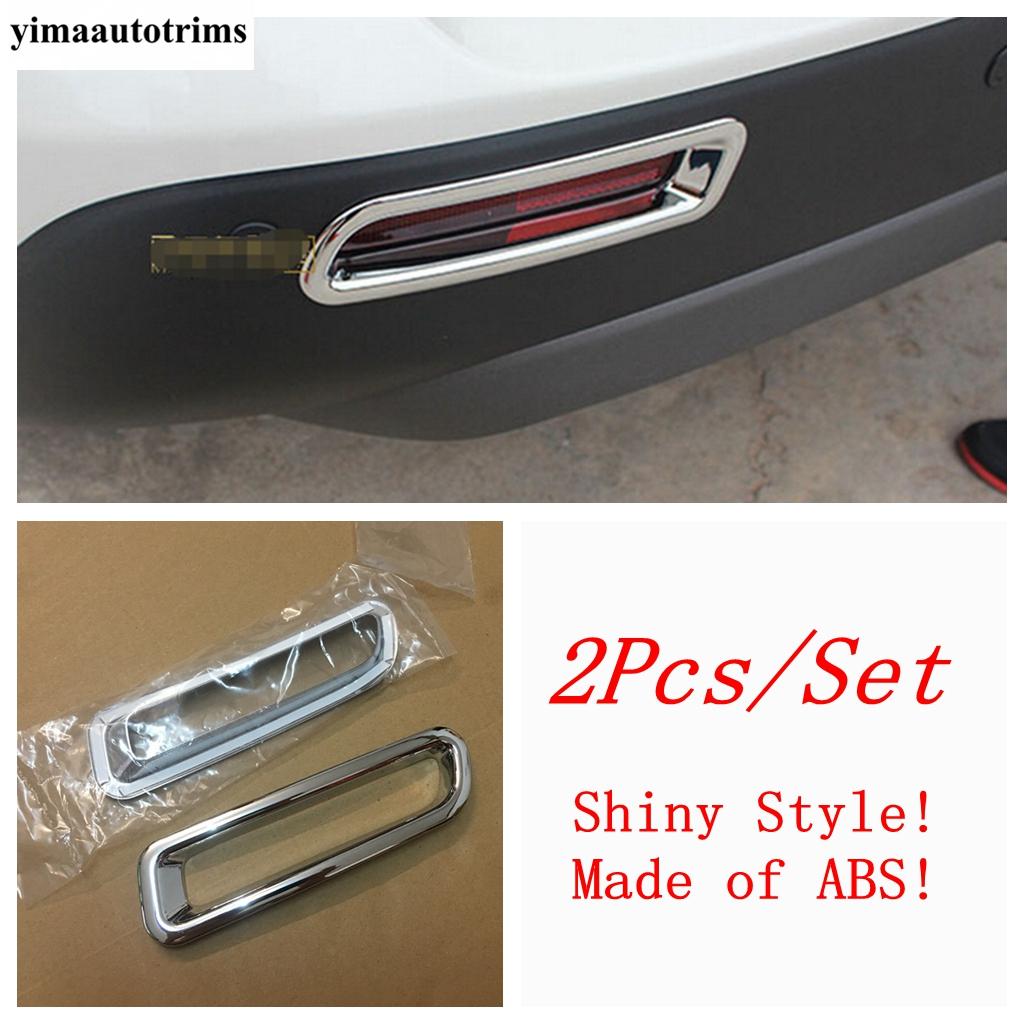 Car Front Rear Fog Lights Lamps Eyelid Eyebrow Decoration Cover Trim For Suzuki Vitara Escudo 2015 -  ABS Chrome Accessories Rear Fog Light