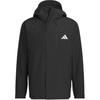 adidas Fashion Casual Retro Striped Logo Jacket Unisex Jacket Black JM9017
