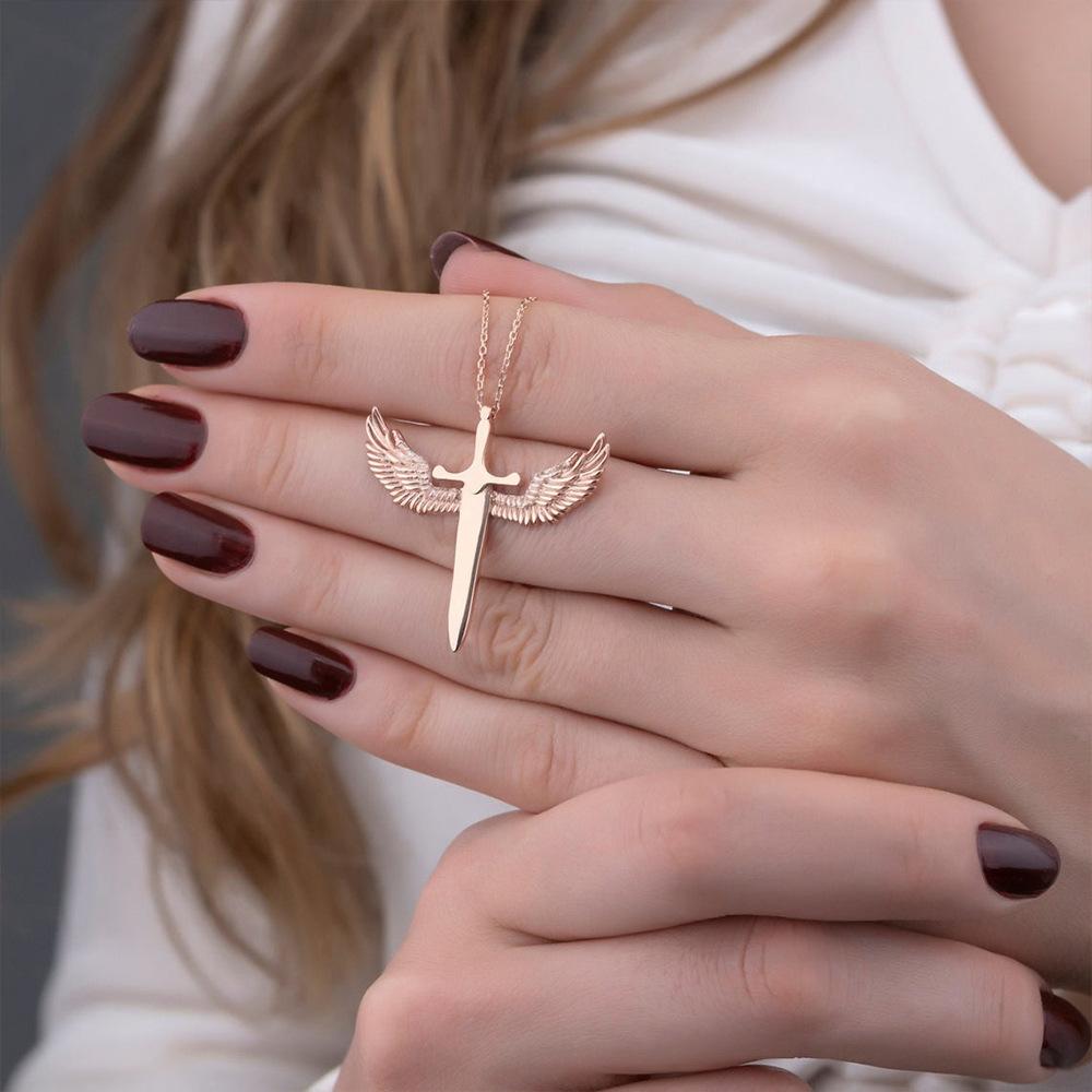 

1 шт. Ожерелье «Летающее крыло», кулон «Крыло ангела», модные аксессуары