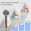 Y5JC Movable Suction Cup Shower Head Holder Protects Walls Suitable For Diverse Bathroom Designs Shower Brackets Rack