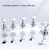 NEW 5pcs Magnetic Nail Stand Nail Display Tips Nail Polish Holder Stand Sample Nails Display Tools MJZSJ03