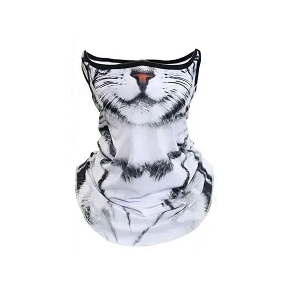 Fashion 3D Pattern 3D Animal Balaclava Breathable Multi-Functional Face Mask Cover Silk Texture Breathable Bandana Outdoor