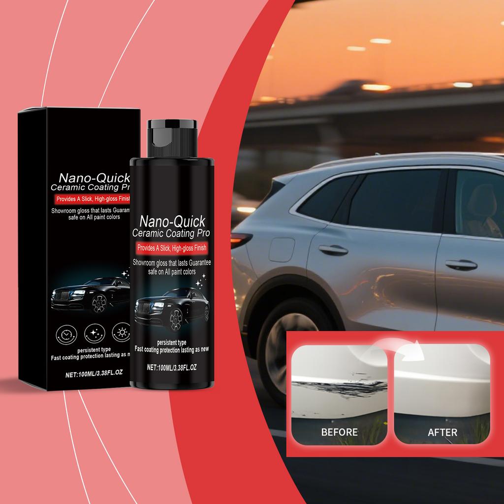 Automotive Coating Agent - Gentle Cleaner for Car Paint, Gloss Refurbishing and Care Coating Agent 100ML