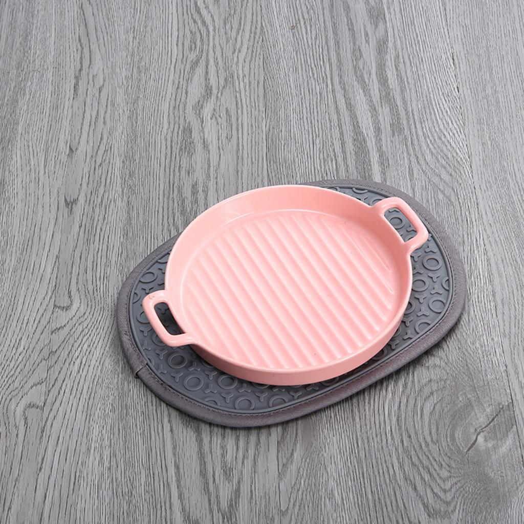 Oven Mitts Heat Resistant Pots Holder Nonslip Grip and Easy Cleaning Silicone Texture for Oven Baking and Cooking