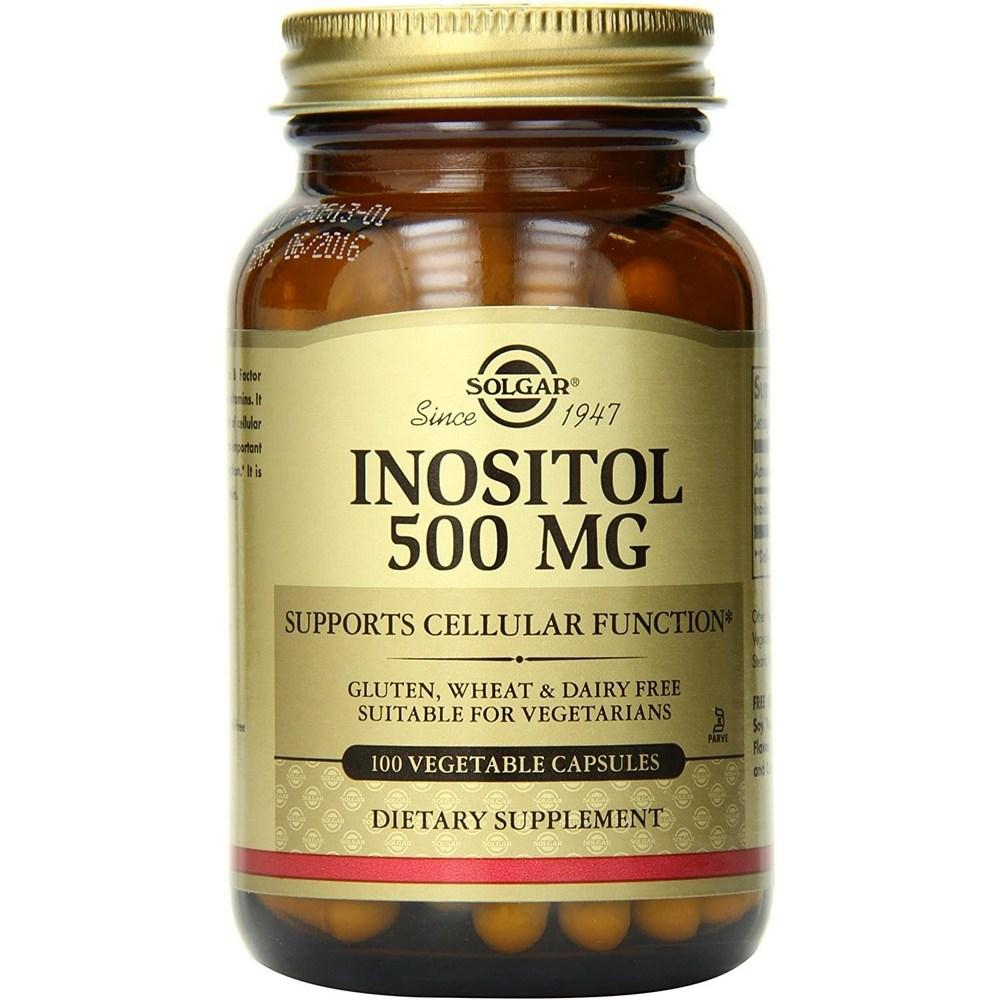 Solgar Inositol 500mg Pflanzliche Kapseln 100 Tabletten 1 Stück