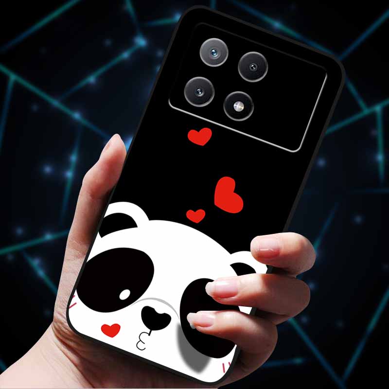 3D Flowers Emboss Fundas For Poco X6 Pro Case Soft Silicone Phone Case for Xiaomi Poco X6 Pro Poco X 6 Pro X6Pro Pocox6 Pro Bags