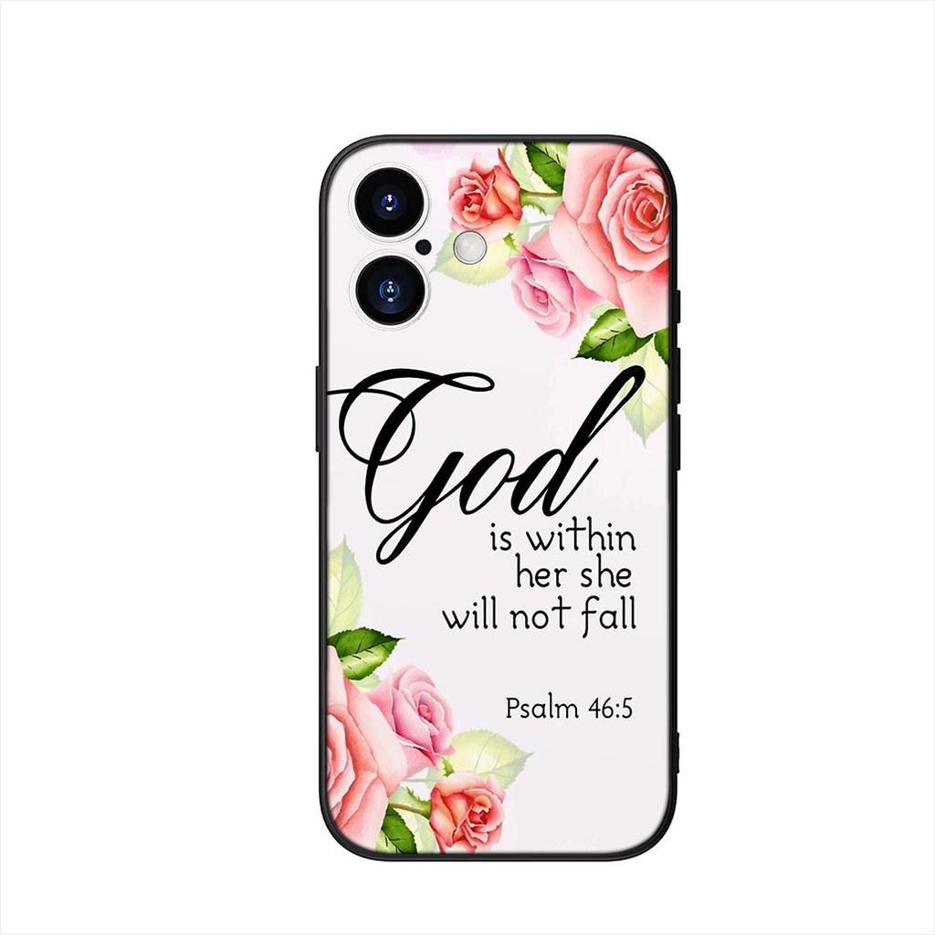 Bible Verse Faith Christian Jehovah God Phone Case for Apple iPhone 16 15 14 Plus 13 12 Mini 17 Pro Max + 16E Air 16+ ProMax