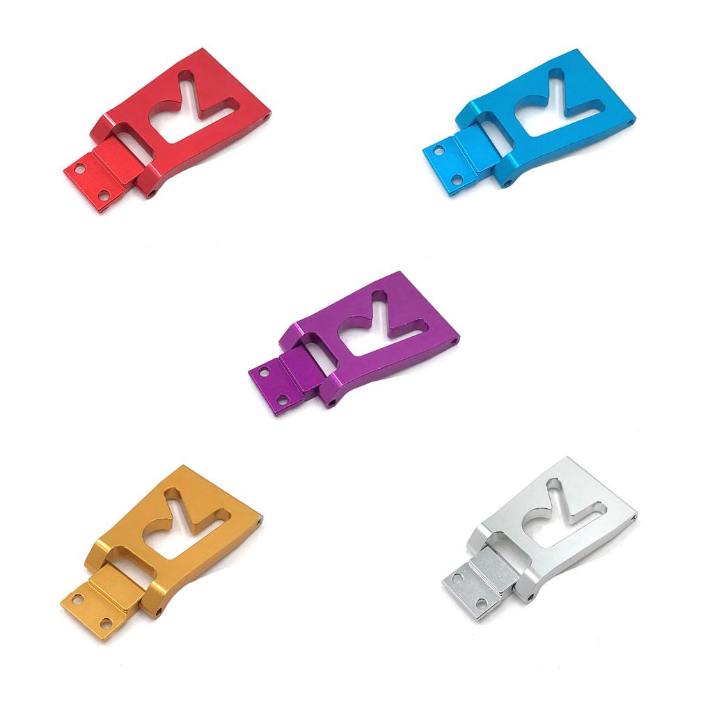 Metal Rear Tail Plate Remote Control 1:12 Vehicle Upgrade Modification Parts Accessories Replacement for 124016 124018