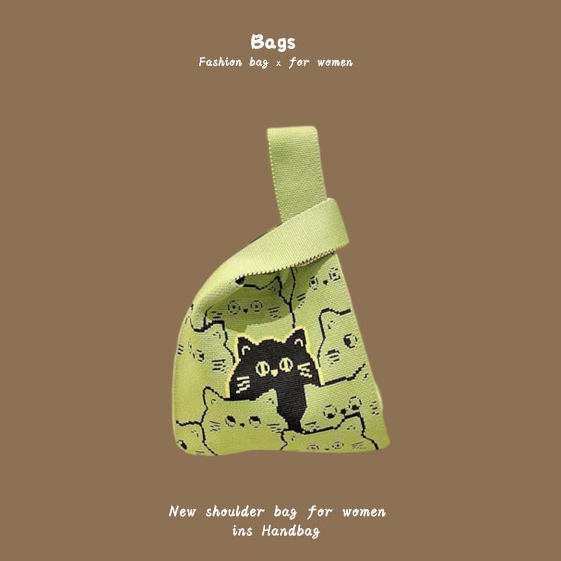 

Cartoon Dog Adorable Handbag With Shoulder Strap Charming Soft Polyester Mini Bag Tote StyleFF