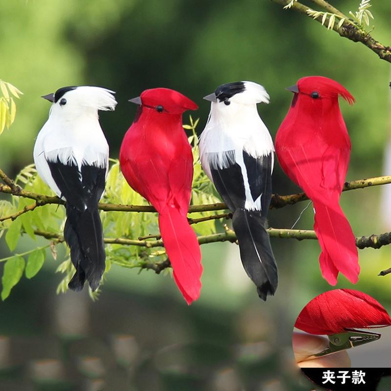 Realistyczna Piankowa Ozdoba Ptaka Wróbla Do Ogrodu Dekoracja Ślubna