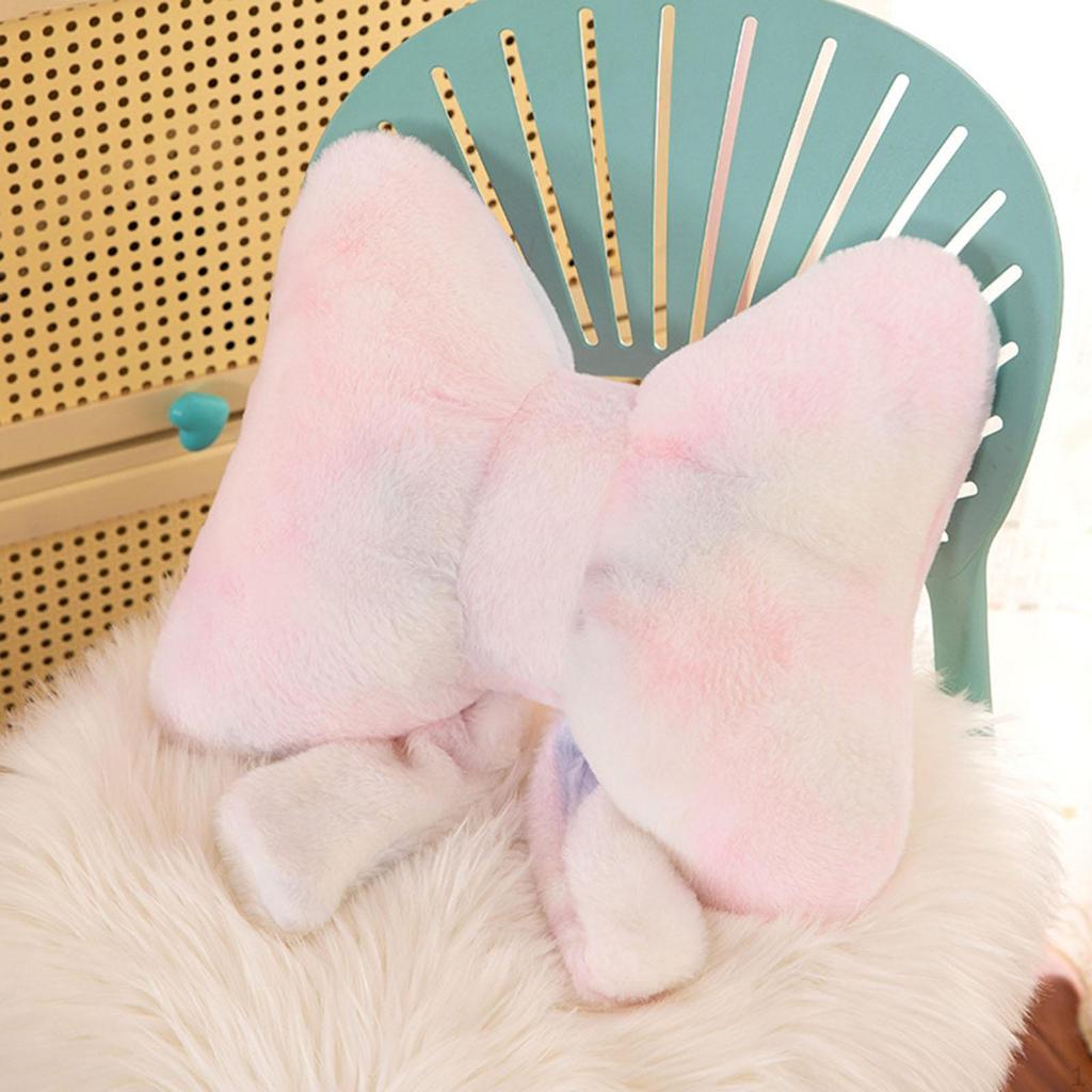 Bow Car Pillow Back Simple Decorative Cushion