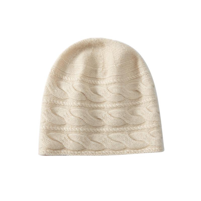 Women's 100% Cashmere Hat - Soft, Warm, Stylish, Versatile, Autumn/Winter Headwear.