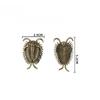 Brass Ancient insect Cambrian trilobite Small Statue Office Desktop Ornaments Tea Pets Crafts Animal Figurines Miniatures Toy