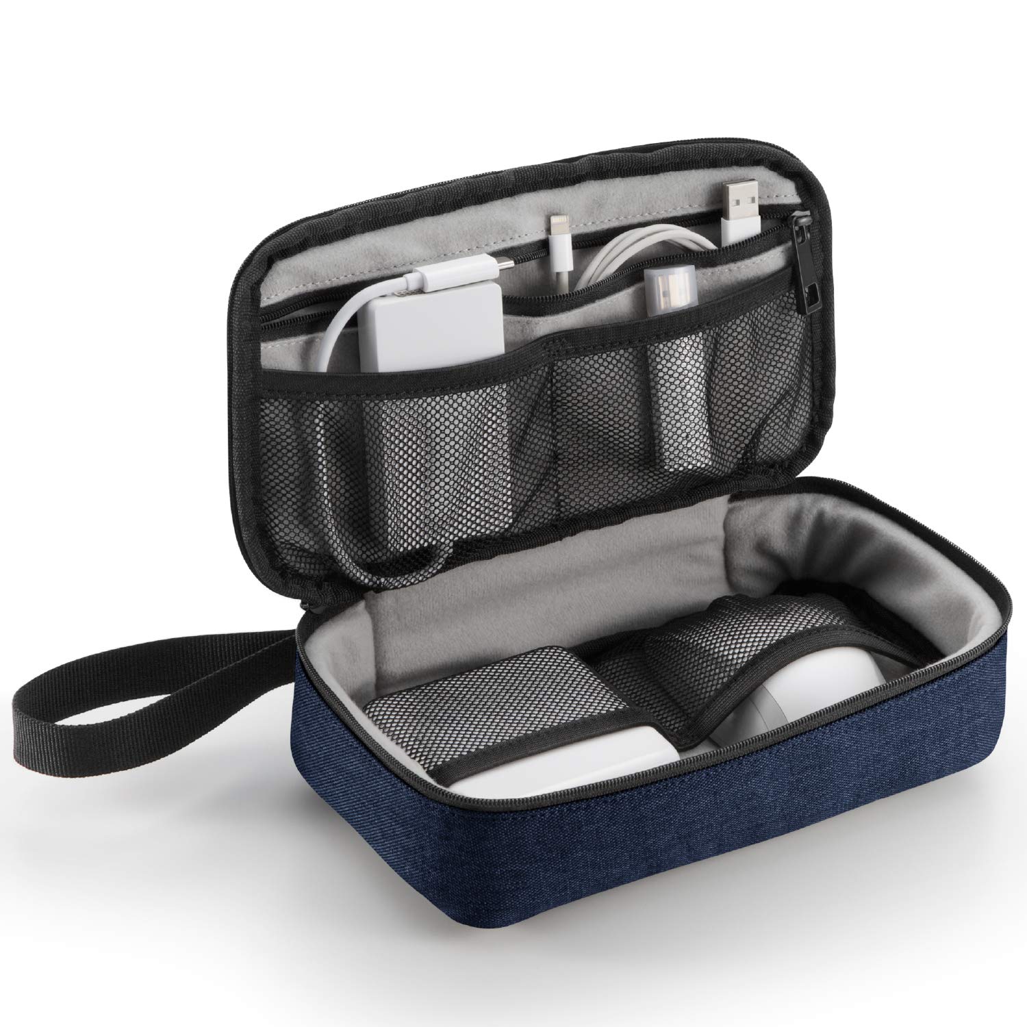 

ELECOM Travel Gadget Business Small Item Pouch, Pouch, Bag-in-Bag, Travel, Trip, Storage, Organizer, Navy, BMA-F01XNV