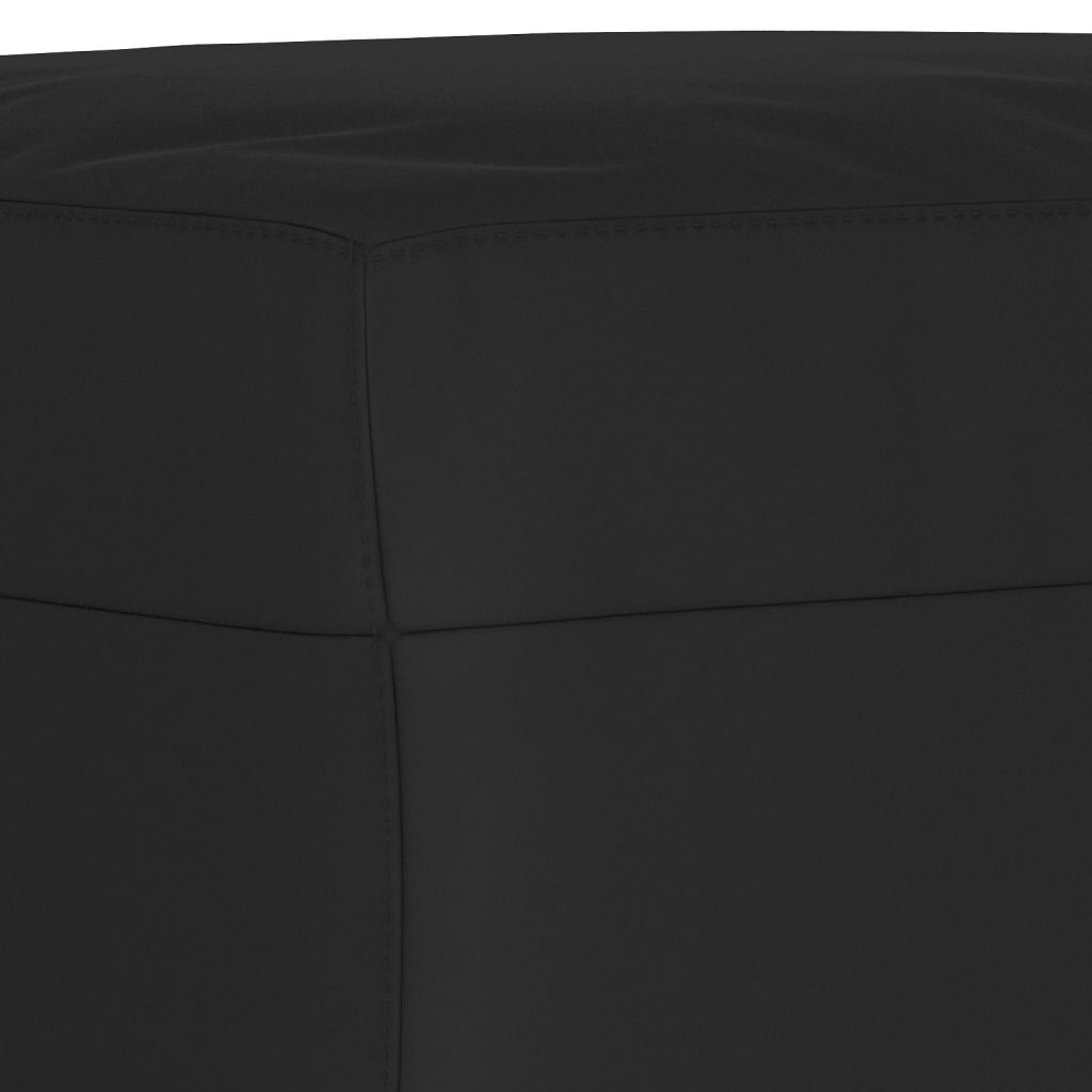 Vidaxl 3-Cz. Relaxation Set With Cushions, Black, Microfiber