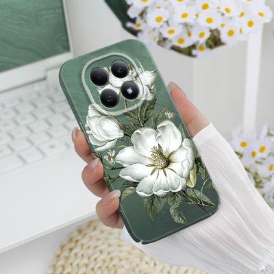 Gorgeous Magnolia Phone Case For Xiaomi Redmi Note 15 14 13 12 11 Pro Plus 12S 11S 14C 13C 4G 5G Film Hard Cover