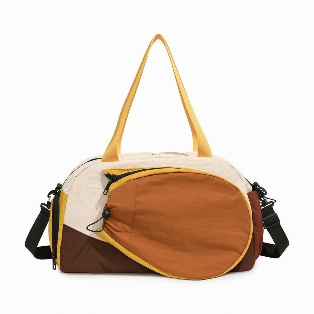Cylindrical Duffel Bag with Wet Dry Separation Long-Lasting for Fitness, Gym
