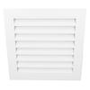 10x10 Inch Vent Cover Fixed Louver Aluminum Alloy Ceiling Sidewall Air Supply Register for Kitchen Bathroom Office