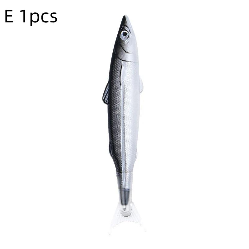 [TG835]1/3/5Pcs Fun Realistic Fish Shaped Gel Pen Smooth Writing Office Students Stationery Gift School Supplies