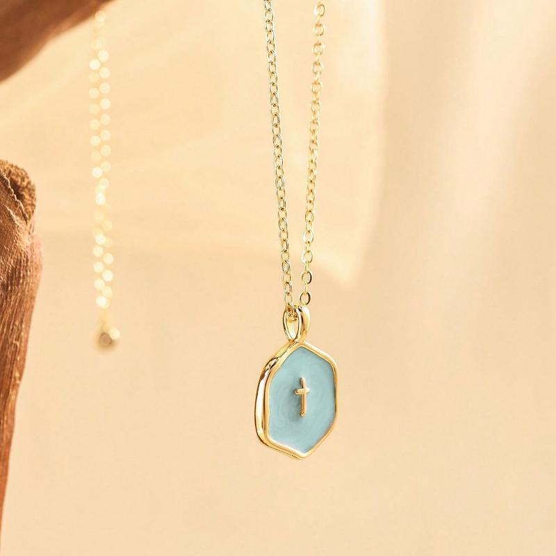 Cute Small Cross Choker Necklaces Everyday Simple Cross Charm Choker Minimalist Religious Jewelry Cute Gifts Christian Gifts for Women