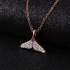 Titanium Steel Rose Gold Collarbone Necklace