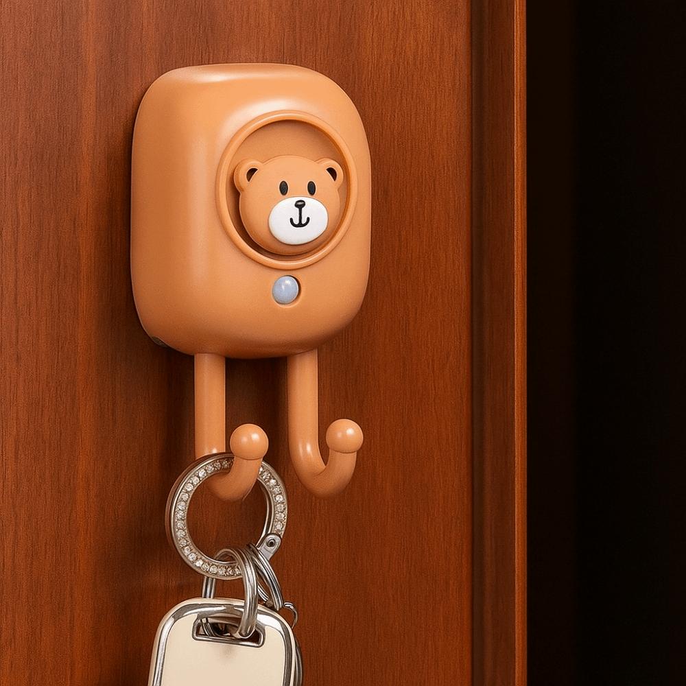 Automatic Intelligent Sensing Go Out Reminder Plastic Key Hook Smart Voice Reminder  Forget Keys