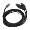 2Pin Sound Cable 3 in 1 Silver Plated Copper Cable Replacement for HD650 HD660S HD6XX HD600 HD660 HD580 HD535 HD545